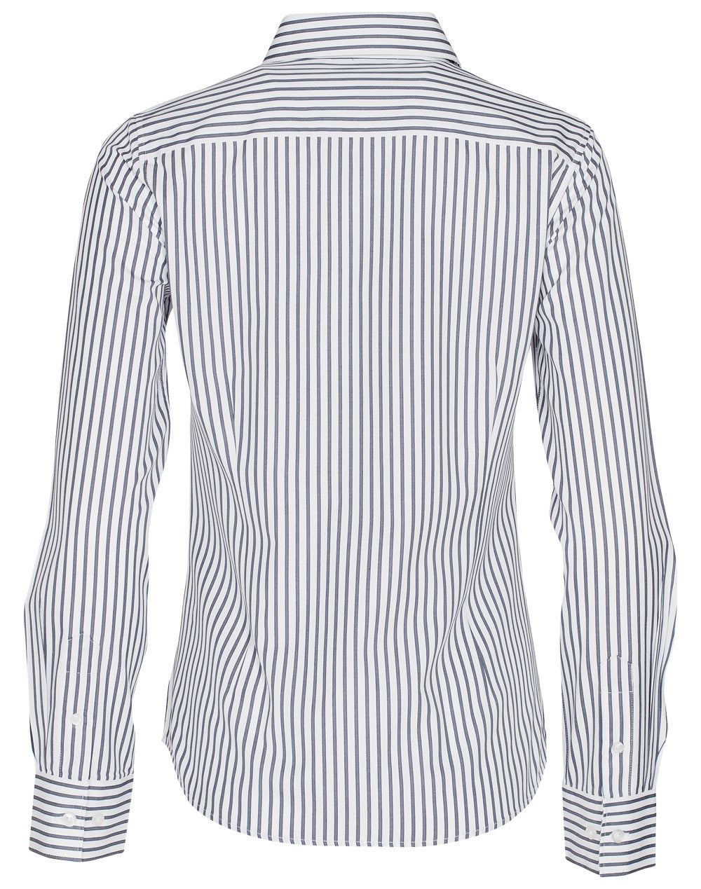 [M8310L] Women's Sateen Stripe L/S Shirt