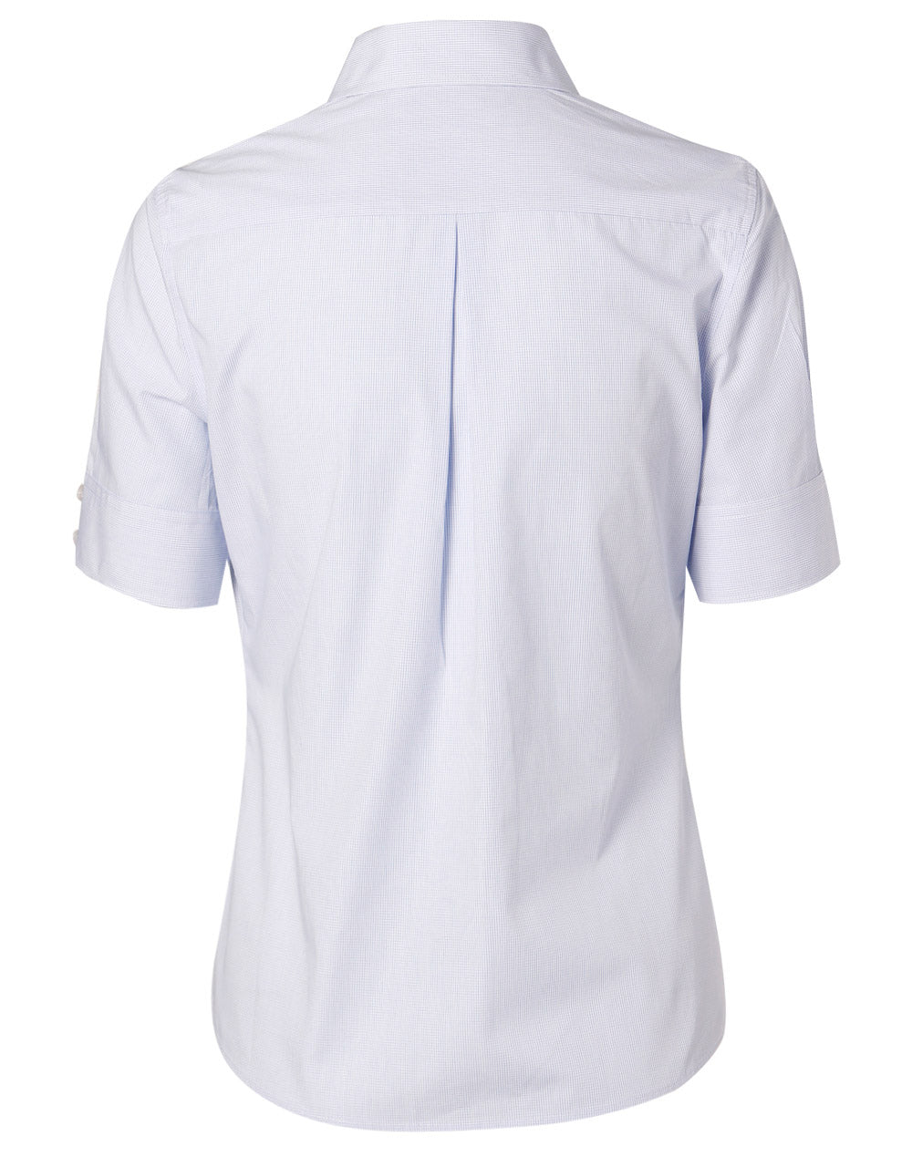 [M8360S] Women's Mini Check S/S Shirt