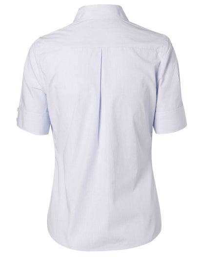 [M8360S] Women's Mini Check S/S Shirt