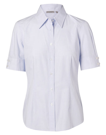 [M8360S] Women's Mini Check S/S Shirt