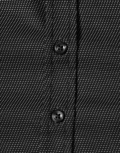 [M8400L] Ladies' Pin Dot Stretch L/S Shirt