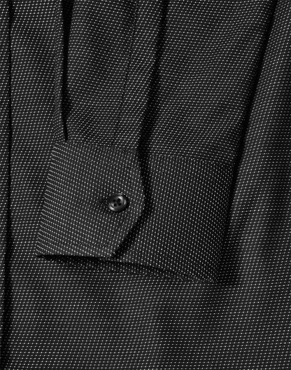 [M8400L] Ladies' Pin Dot Stretch L/S Shirt