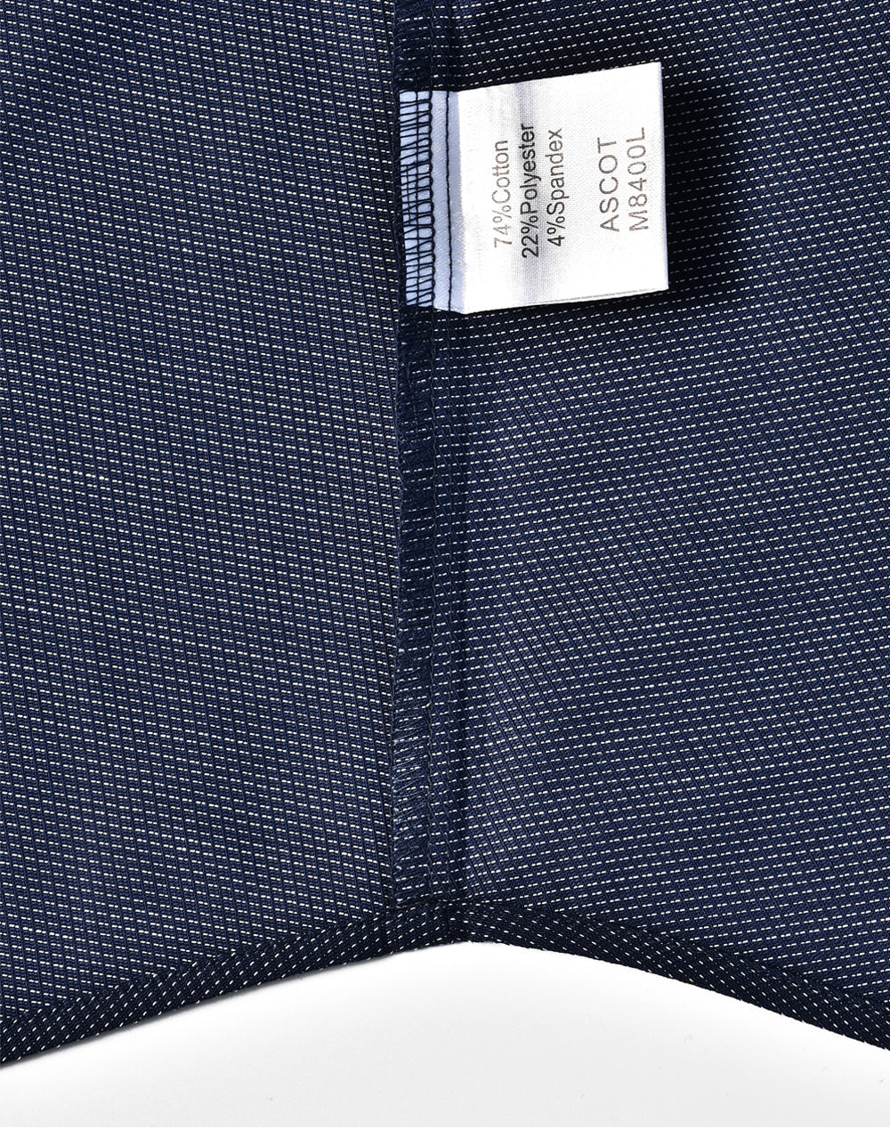 [M8400L] Ladies' Pin Dot Stretch L/S Shirt