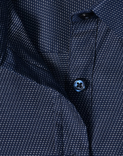 [M8400L] Ladies' Pin Dot Stretch L/S Shirt