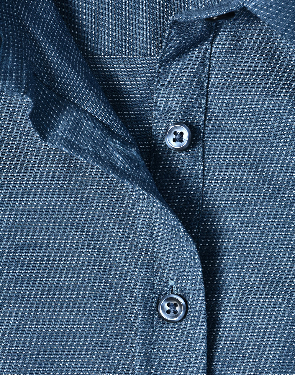 [M8400Q] Ladies' Pin Dot Stretch 3/4 Sleeve Shirt