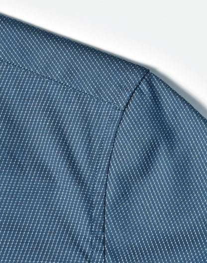 [M8400Q] Ladies' Pin Dot Stretch 3/4 Sleeve Shirt