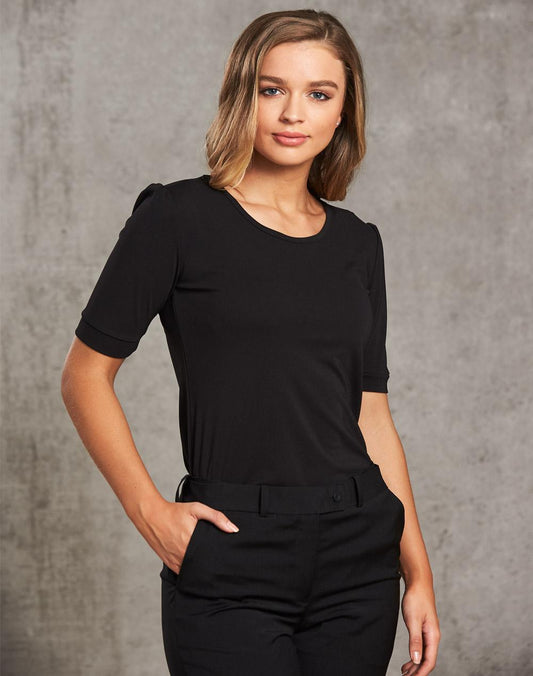 [M8800] Women's Scoop Neck T-Top