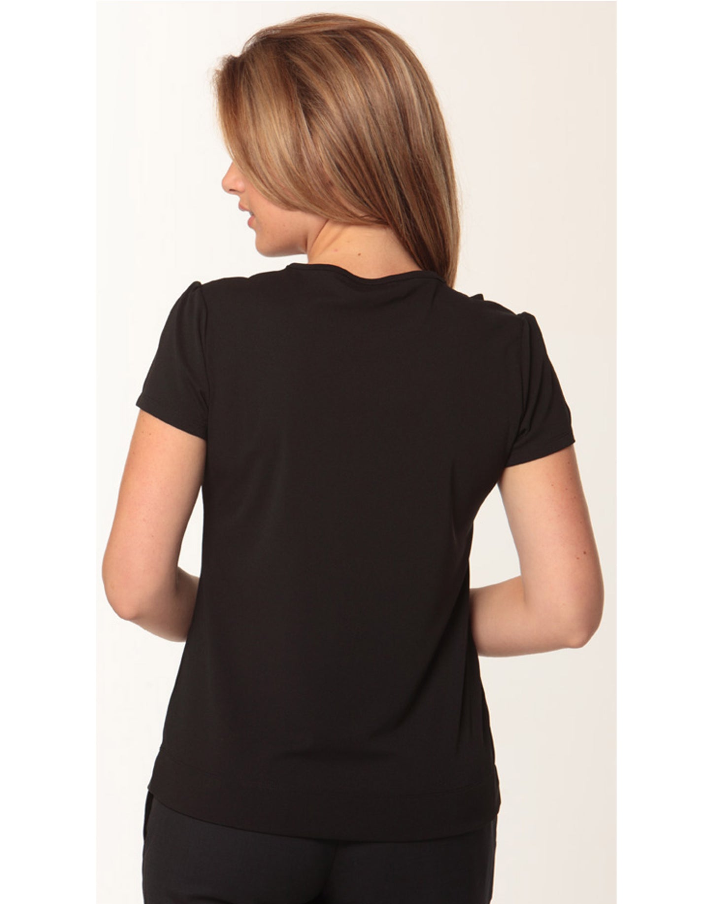 [M8820] Women's Ruffle Front Blouse