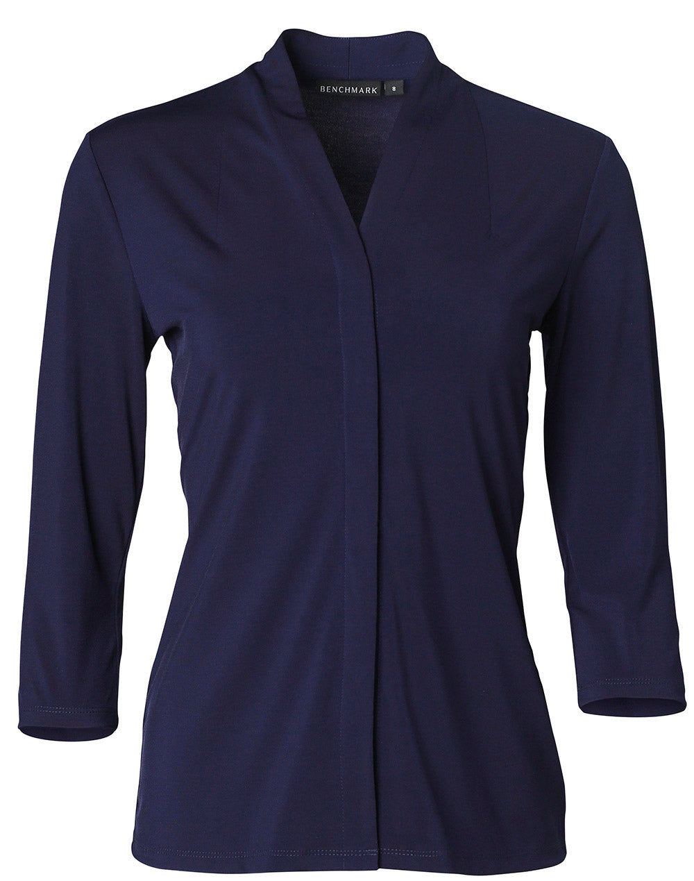 [M8830] Ladies' Mid Sleeve Shawline Knit Top