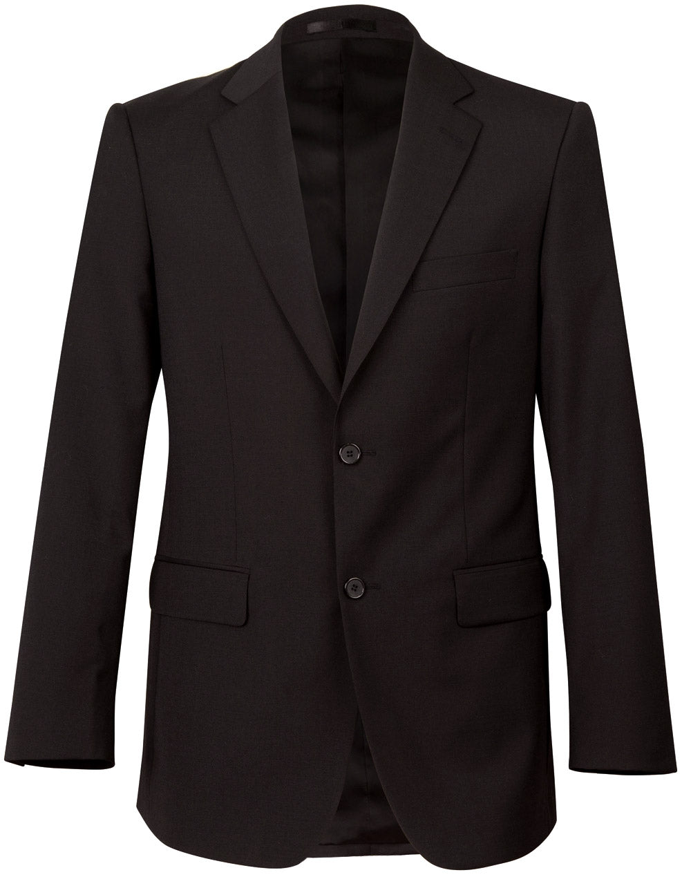 [M9100] Men's Two Buttons Jacket in Wool Stretch