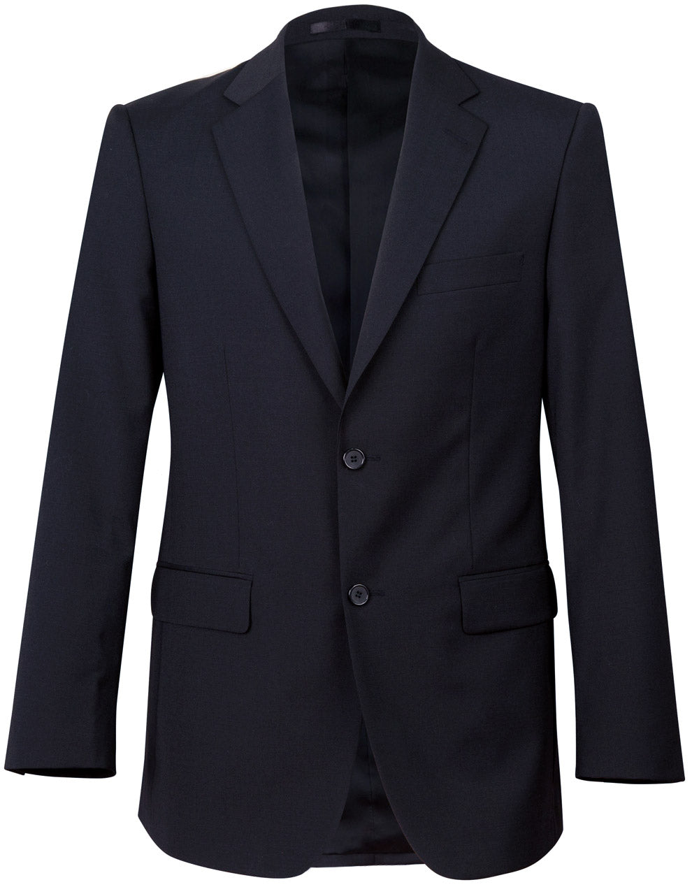 [M9100] Men's Two Buttons Jacket in Wool Stretch