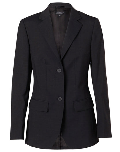 [M9200] Women's Stretch Wool Blend Mid Length Jacket