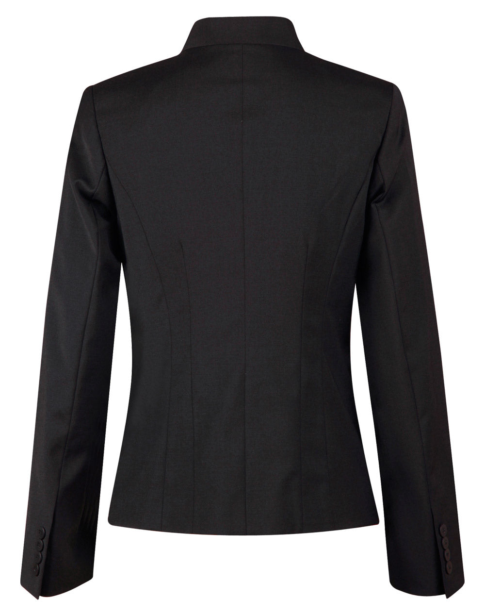 [M9202] Ladies' Wool Blend Stretch Reverse Lapel Jacket