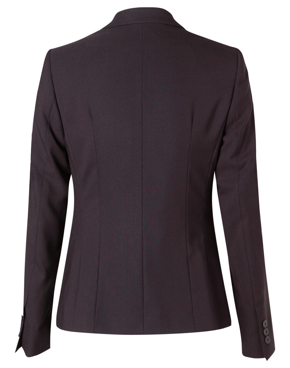 [M9205] Women's One Button Cropped Jacket in Poly/Viscose Stretch