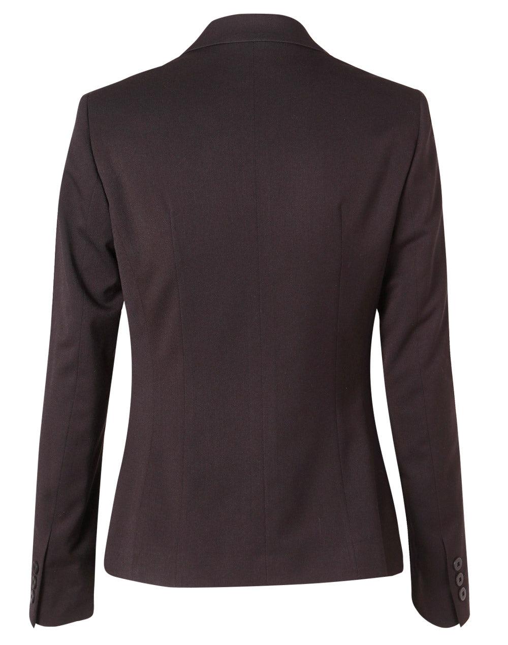 [M9205] Women's One Button Cropped Jacket in Poly/Viscose Stretch