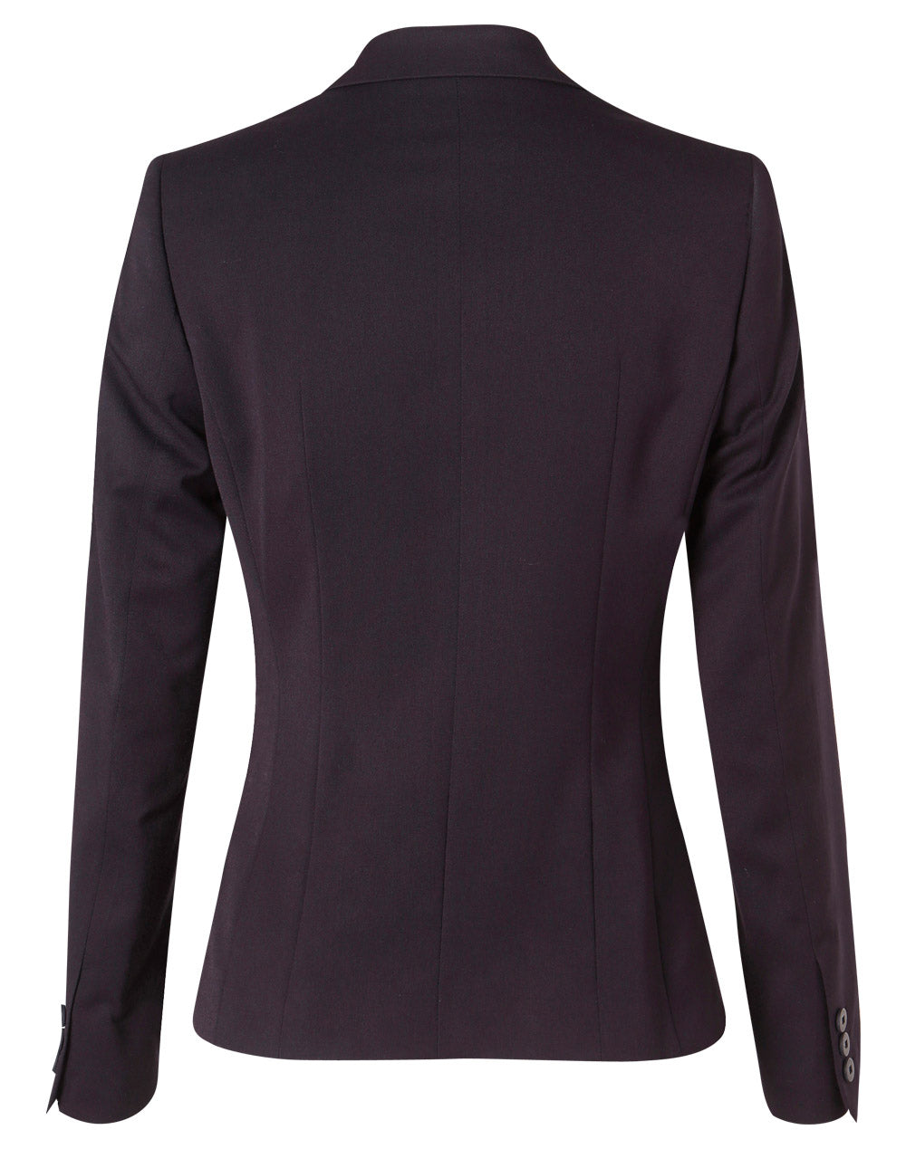 [M9205] Women's One Button Cropped Jacket in Poly/Viscose Stretch