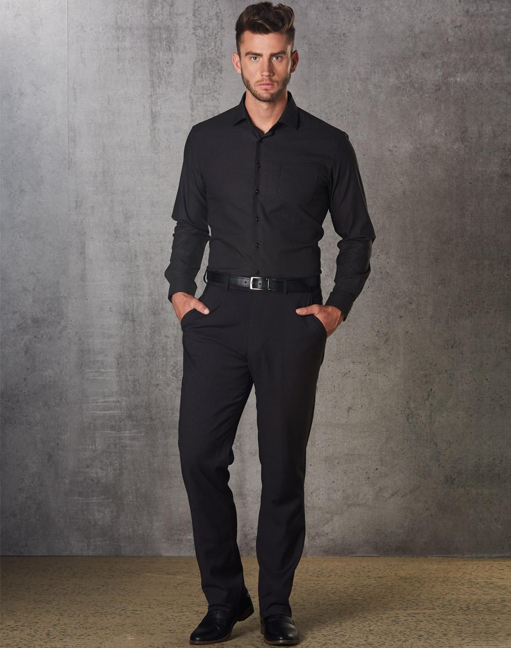 [M9340] Men's Polyviscose Stretch Pants