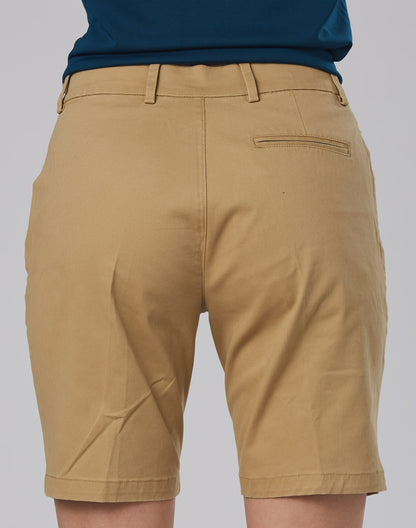 [M9391] Ladies' Stretch Cotton Chino Shorts