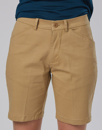 [M9391] Ladies' Stretch Cotton Chino Shorts