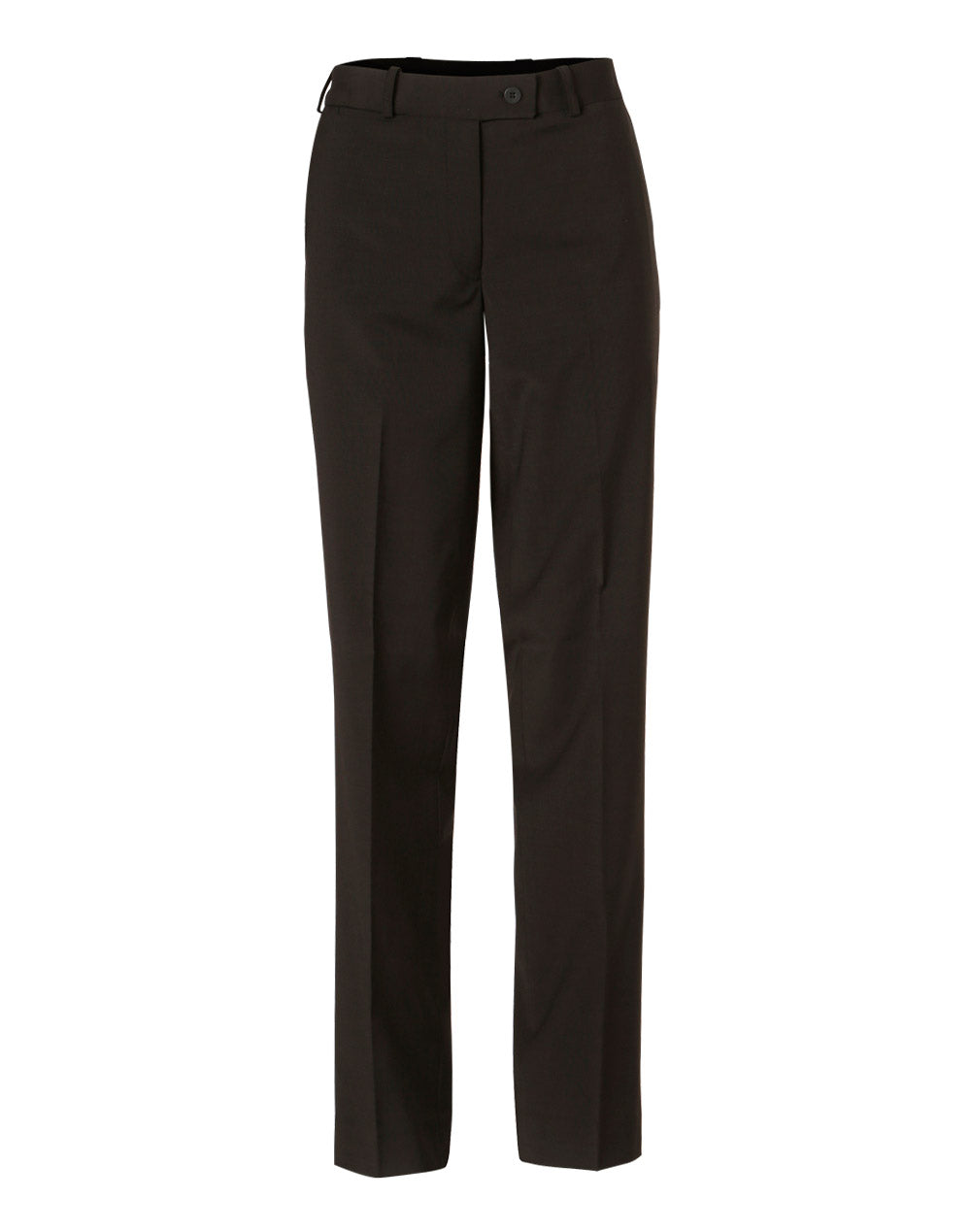 [M9400] Women's Slim Leg Flexi Waist Pants in Wool Stretch