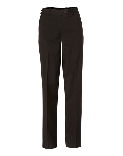 [M9400] Women's Slim Leg Flexi Waist Pants in Wool Stretch