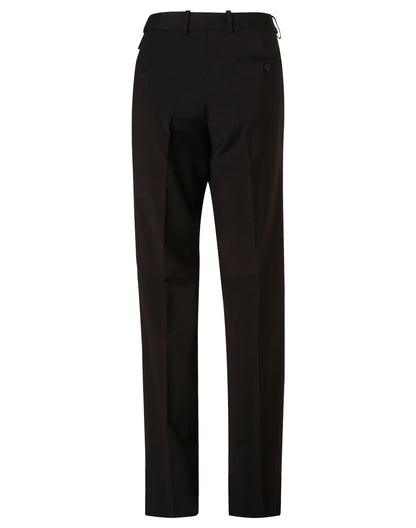 [M9400] Women's Slim Leg Flexi Waist Pants in Wool Stretch