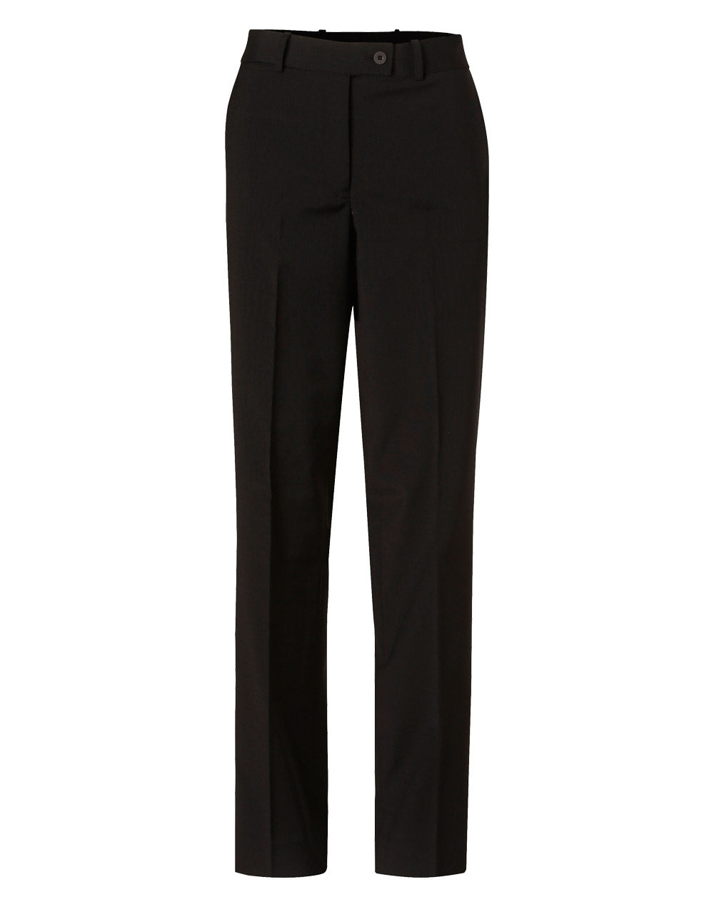 [M9400] Women's Slim Leg Flexi Waist Pants in Wool Stretch