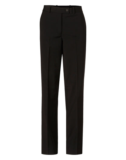 [M9400] Women's Slim Leg Flexi Waist Pants in Wool Stretch