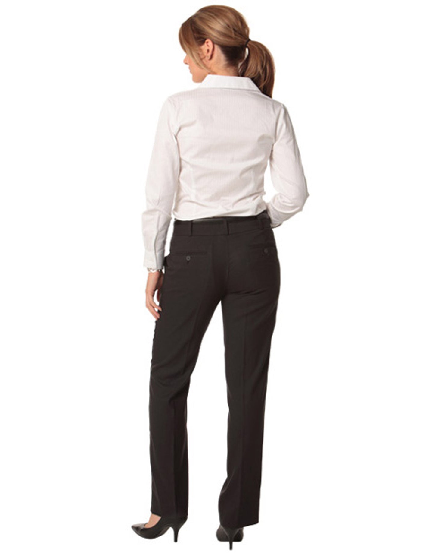 [M9420] Women's Low Rise Pants in Poly/Viscose Stretch