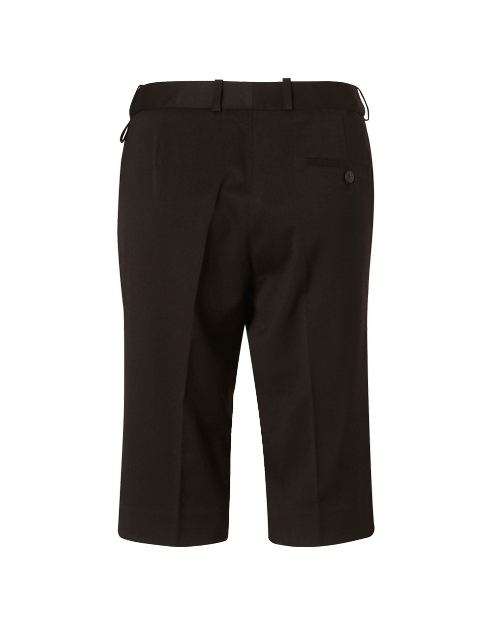 [M9441] Women's Knee Length Flexi Waist Shorts in Poly/Viscose Stretch