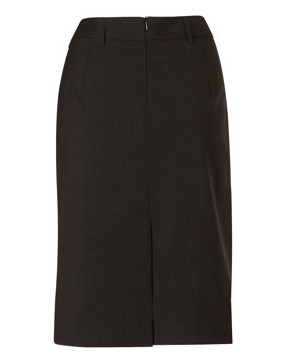 [M9470] Women's Mid Length Lined Pencil Skirt in Wool Stretch