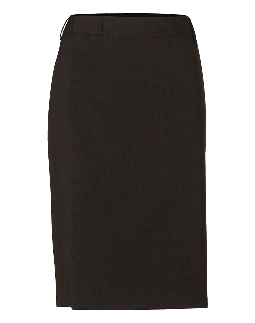 [M9470] Women's Mid Length Lined Pencil Skirt in Wool Stretch