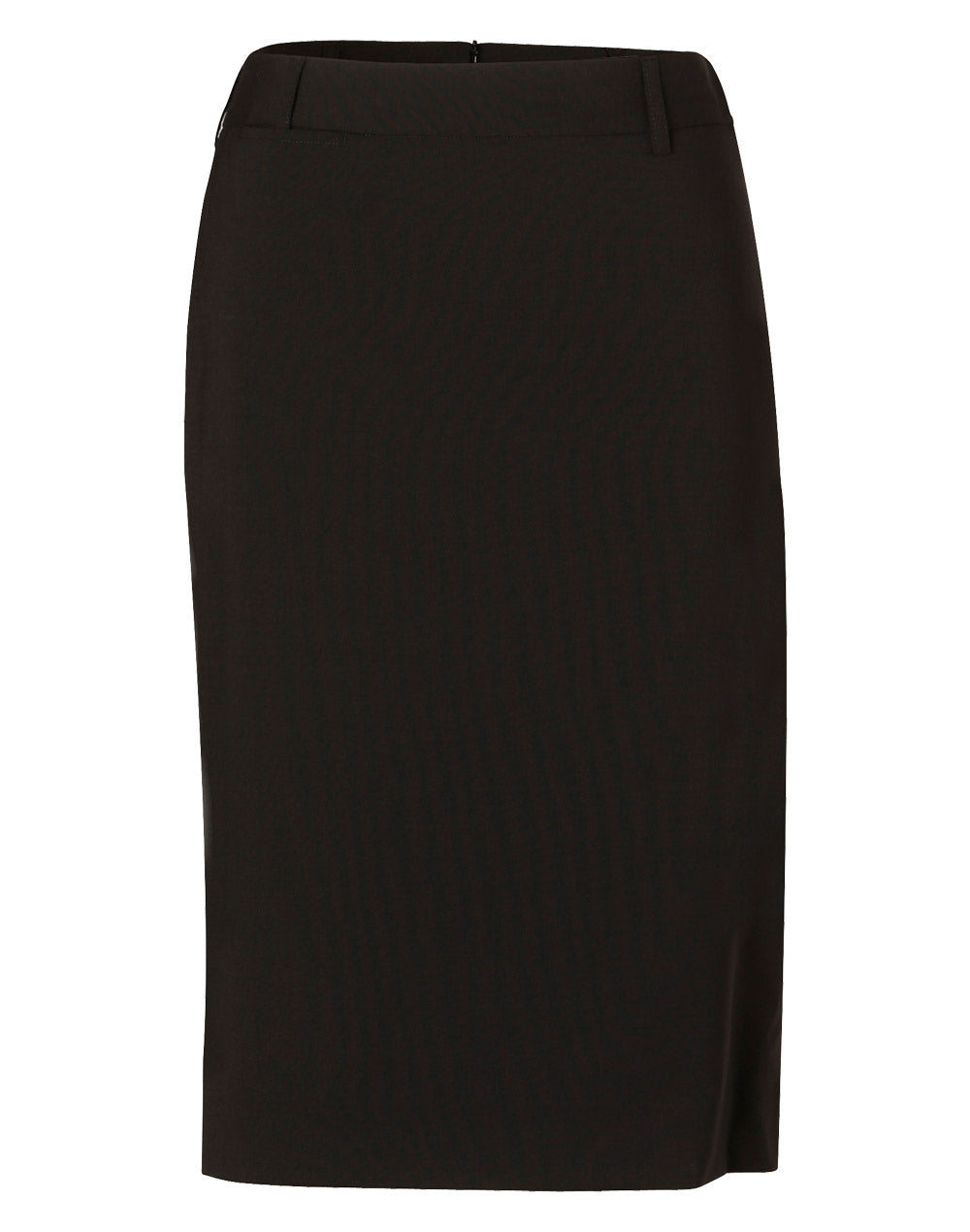 [M9470] Women's Mid Length Lined Pencil Skirt in Wool Stretch