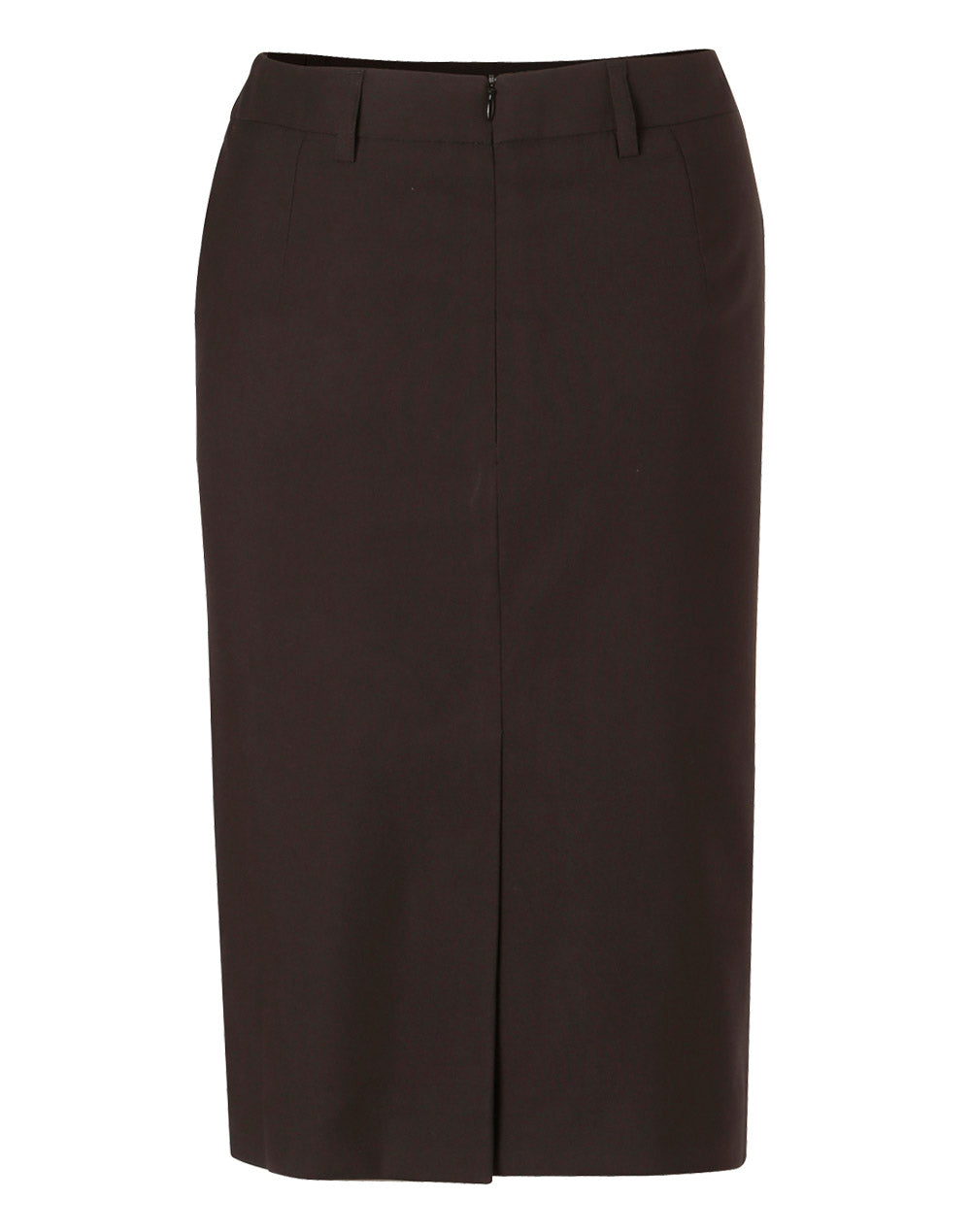 [M9471] Women's Mid Length Lined Pencil Skirt in Poly/Viscose Stretch