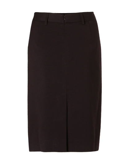 [M9471] Women's Mid Length Lined Pencil Skirt in Poly/Viscose Stretch