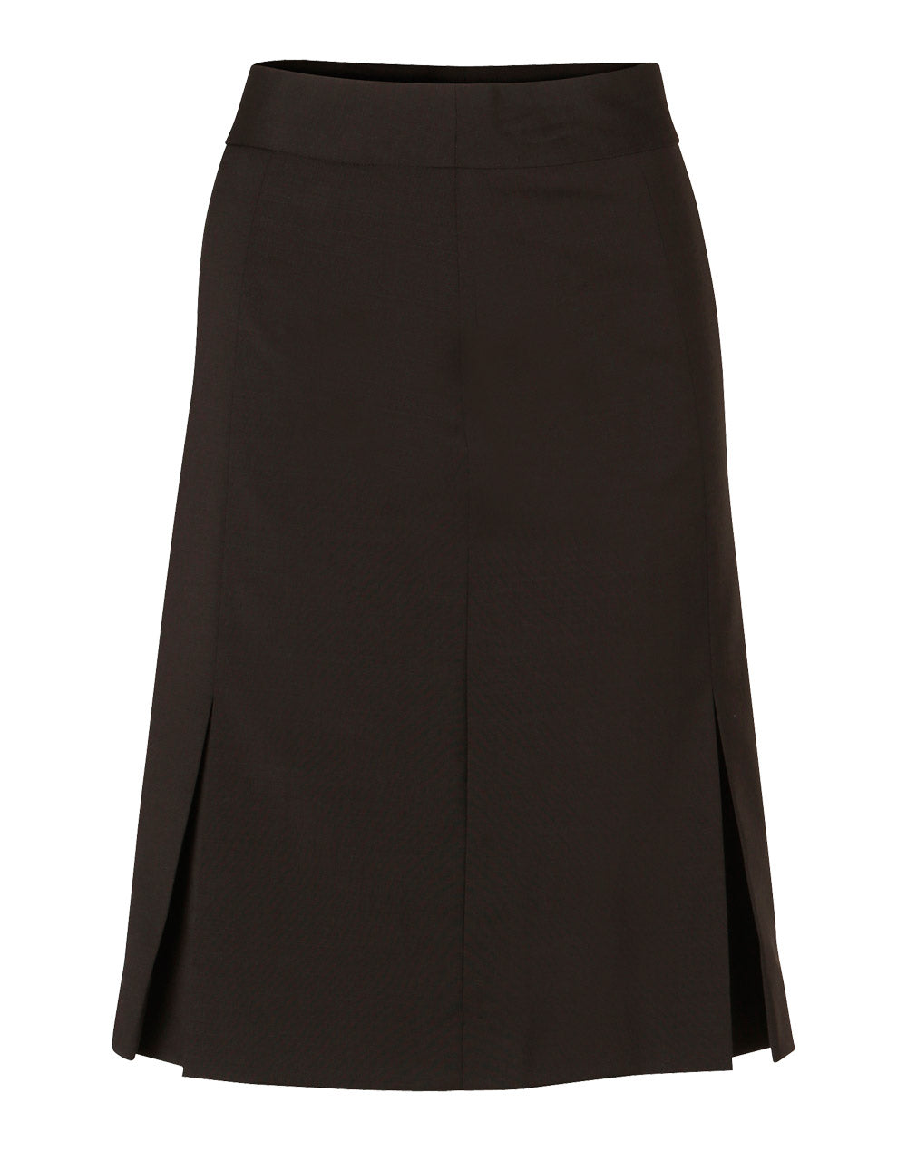 [M9473] Women’s Pleated Skirt in Wool Stretch