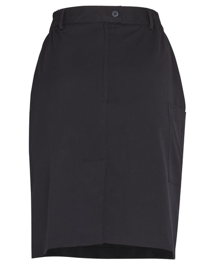 [M9477] Ladies' Utility Cargo Skirt