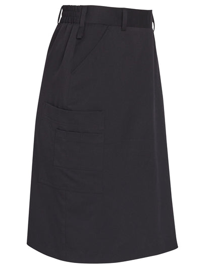 [M9477] Ladies' Utility Cargo Skirt