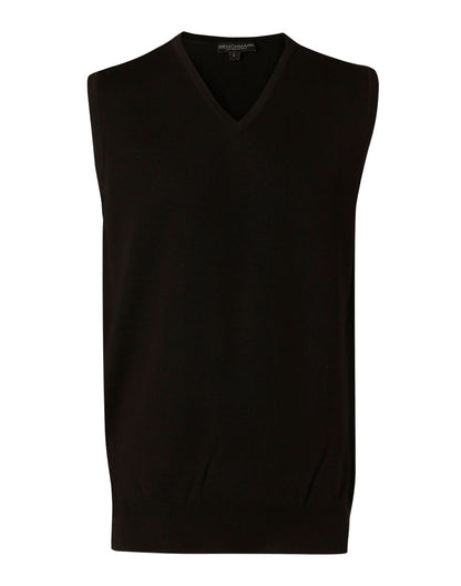 [M9501] Men's 100% Merino Wool V Neck Vest