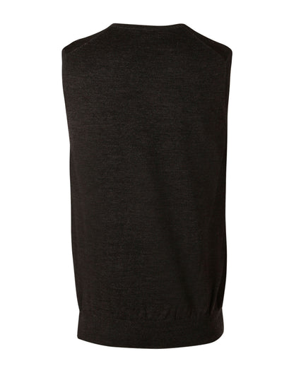 [M9501] Men's 100% Merino Wool V Neck Vest