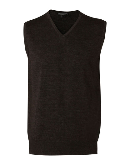 [M9501] Men's 100% Merino Wool V Neck Vest