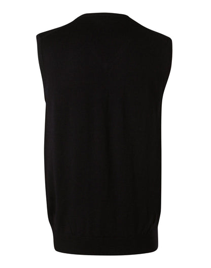 [M9501] Men's 100% Merino Wool V Neck Vest