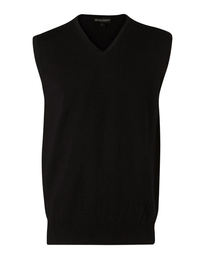 [M9501] Men's 100% Merino Wool V Neck Vest