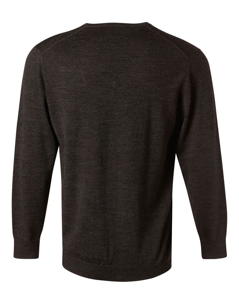 [M9502] Men's 100% Merino Wool V Neck L/S Sweater