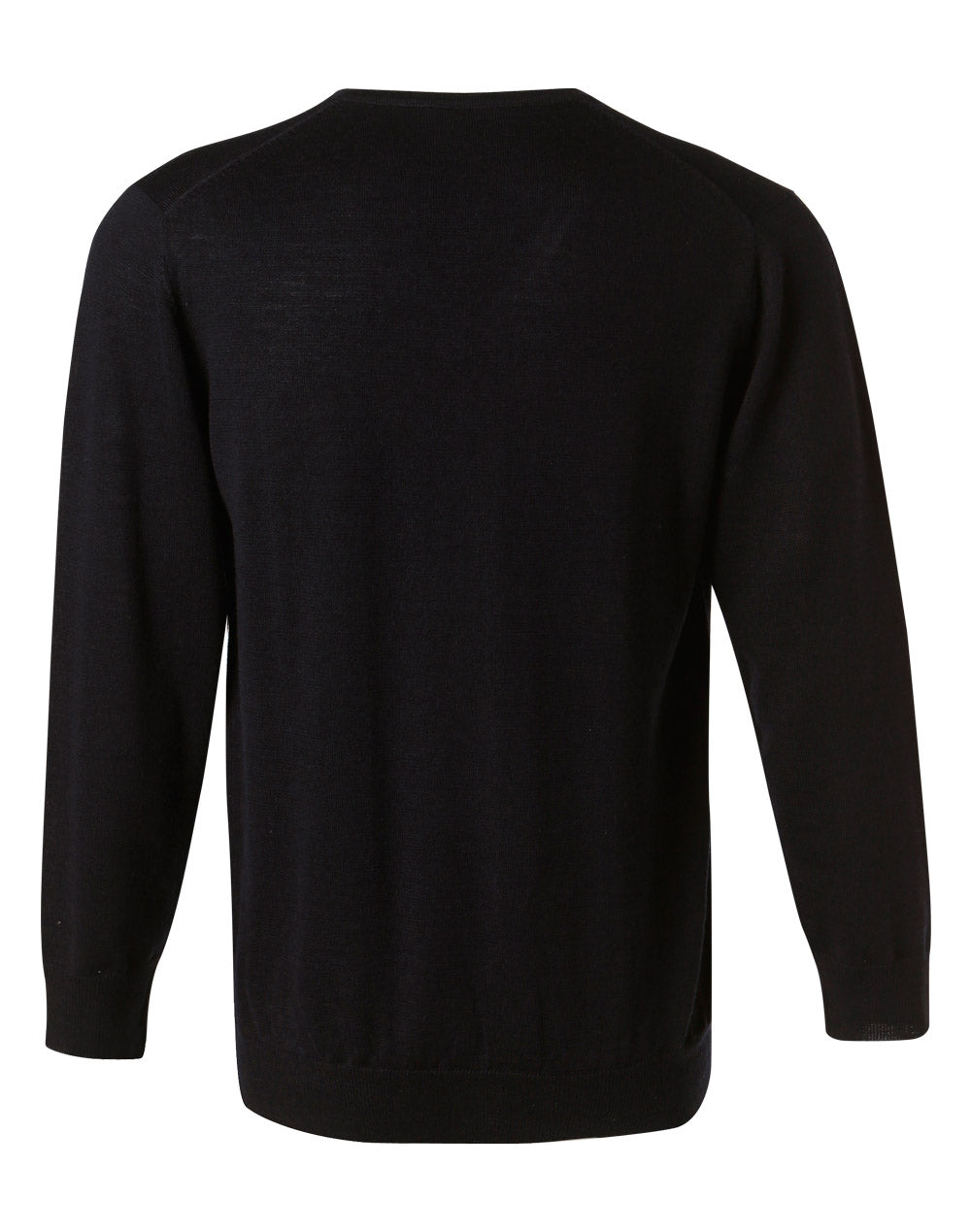 [M9502] Men's 100% Merino Wool V Neck L/S Sweater