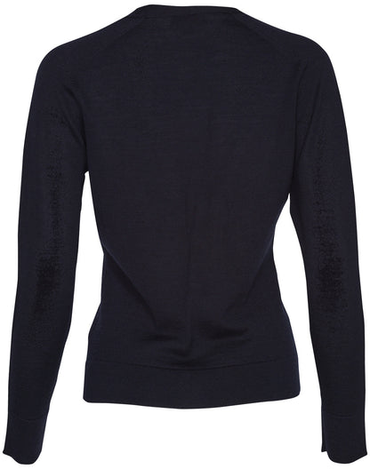 [M9602] Women's 100% Merino Wool L/S Cardigan