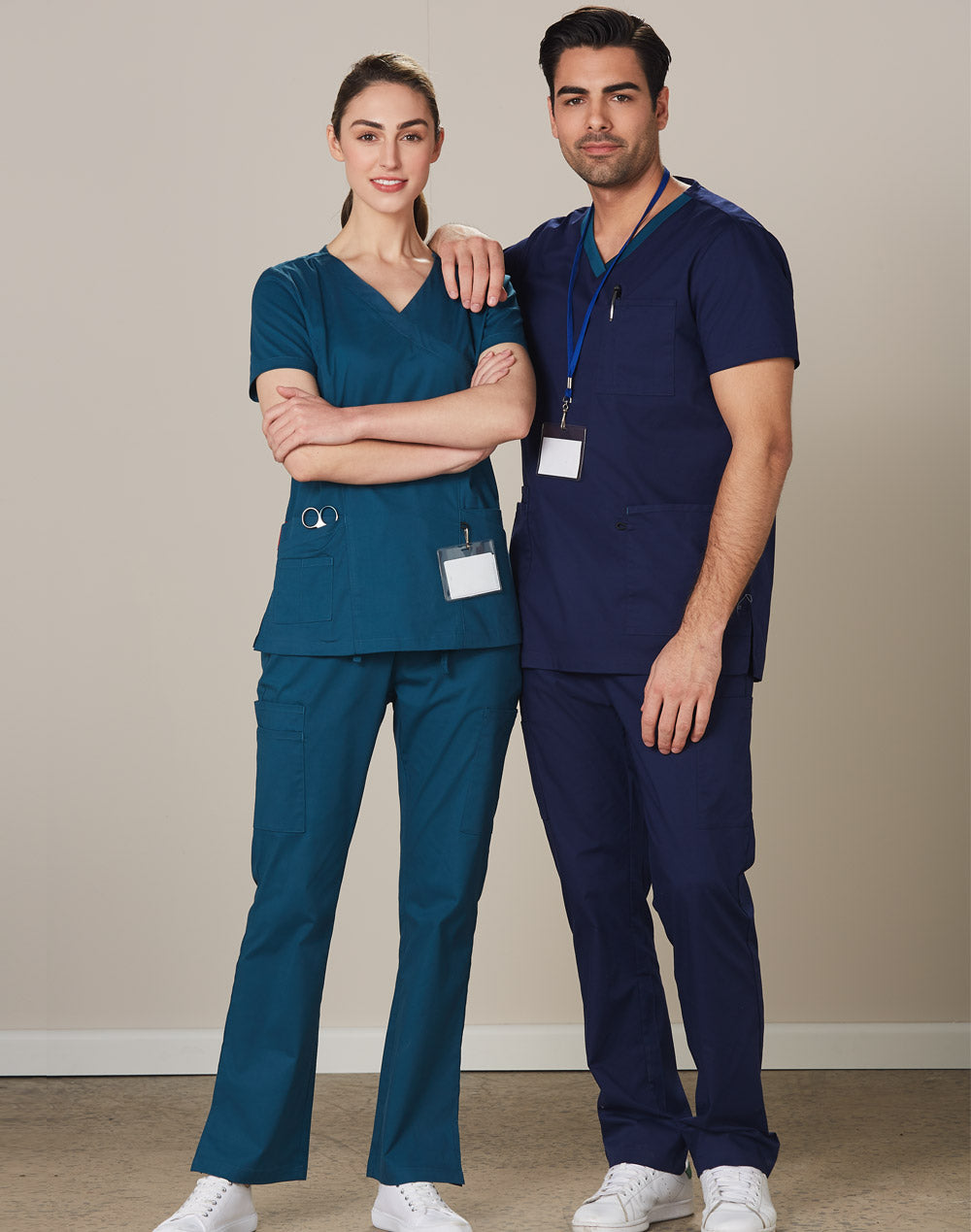[M9720] Ladies' Solid Colour Scrub Pants
