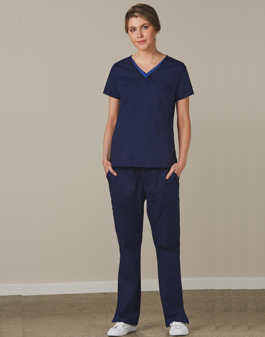 [M9720] Ladies' Solid Colour Scrub Pants