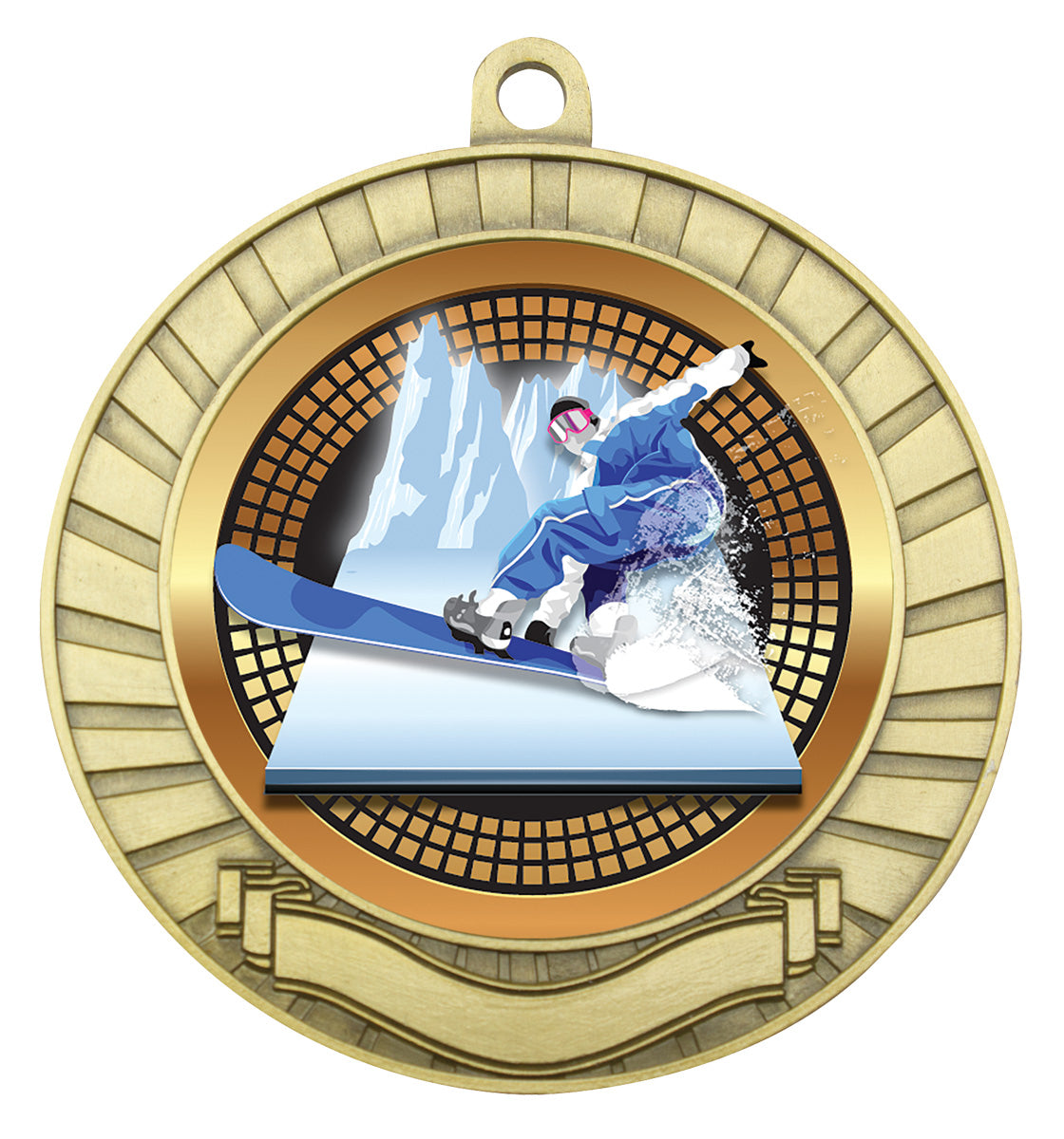 Eco Scroll - Snowboarding