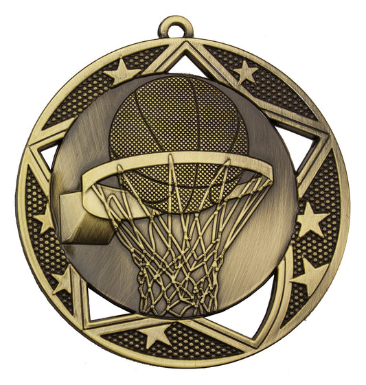 Basketball Galaxy Medal